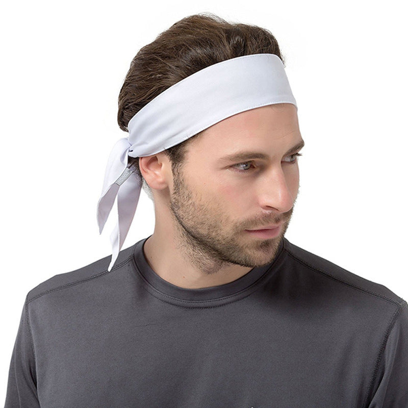 Witte, zwarte en rode tennis bandana