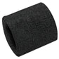 Zwarte pols zweetband - 2 Stuks