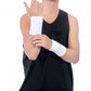 Witte pols zweetband - 2 Stuks